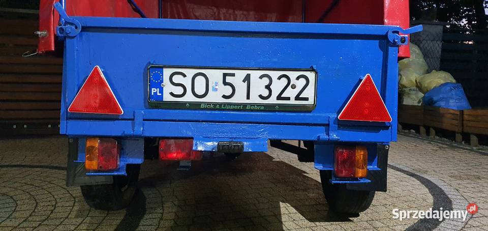 Przyczepka lekk sokół P300 160x100cmx125 śląskie Sosnowiec