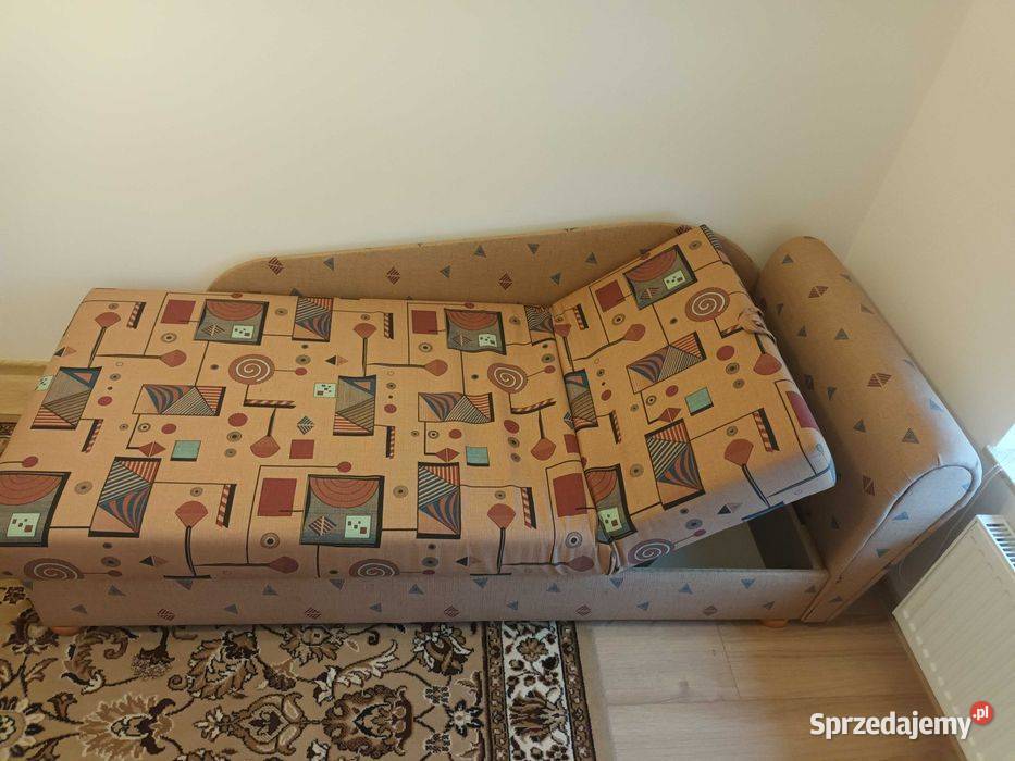 Tapczan łóżko z pojemnikiem na pościel Biskupiec