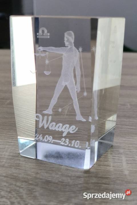 Figurki szklane 3D Środa Wielkopolska sprzedam