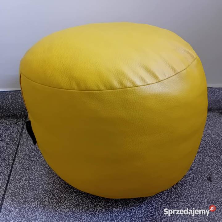Sprzedam pufę w kolorze żółtym taki ciepły żółty 35cm Kraków