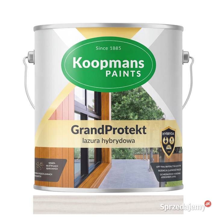 Koopmans Lazura 912 Grand Protekt 20L Biel Impregnaty Legnica