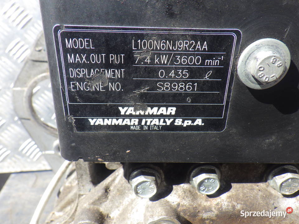 Silnik Spalinowy Diesel Yanmar L100 L40 Czesci Rzeszów