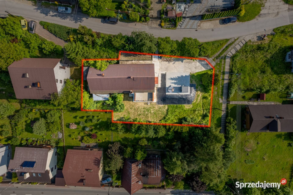 Dom w Beskidach z sauną i balią 90 m gotowy do Sprzedaż Sucha Beskidzka sprzedam