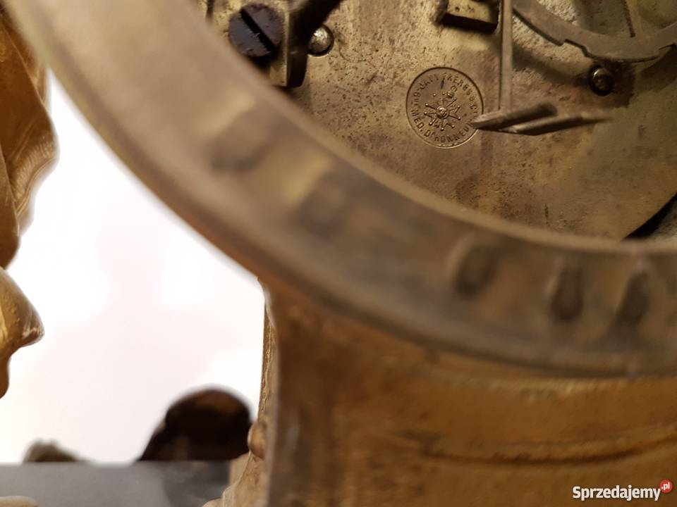 Zegary kominkowe Francja Okazja Słupia sprzedam