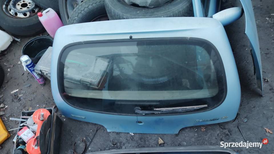 Klapa bagażnika kompletna Fiat Seicento wielkopolskie Książ Wielkopolski