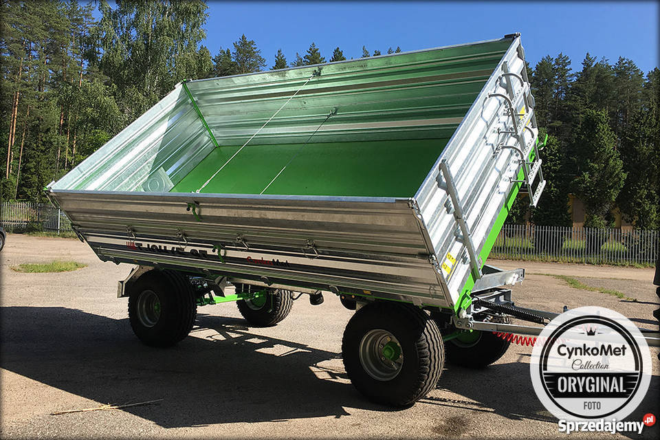 Przyczepa rolnicza dwuosiowa 8 ton Cynkomet Racibórz