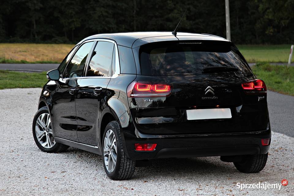 Czarne C4 Picasso Nawigacja Kamera ALU 17 Raty diesel mazowieckie Gostynin sprzedam