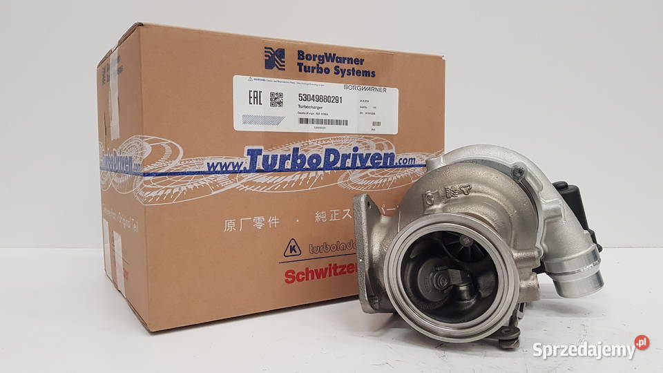 Nowa turbosprężarka BorgWarner KKK 53049880291 mazowieckie