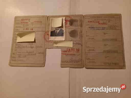 Kennkarta Karta Rozpoznawcza 1943r Oryginał