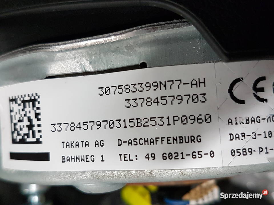 BMW F10 F20 F30 F15 F25 PODUSZKA POWIETRZNA M Rok produkcji 2020 Turek