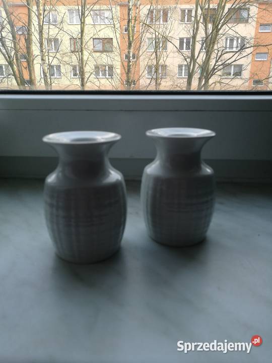 Porcelitowe świeczniki białe zachodniopomorskie Choszczno