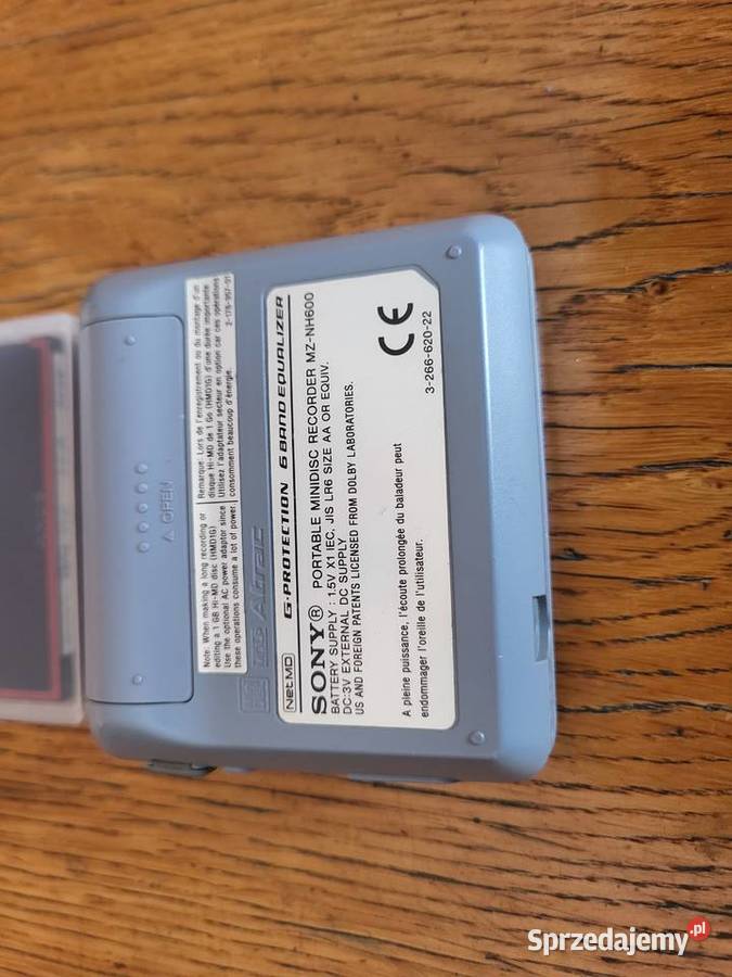 Przenośny Minidisc Sony MZNH 600 Mini disc Super Mikstat