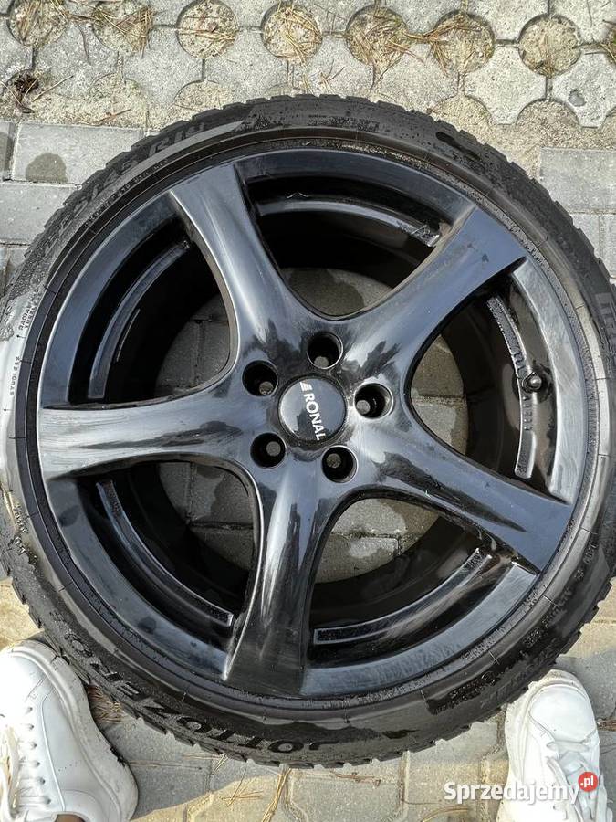 Opony zimowe Pirelli z felgami Ronal CLA 45 amg mazowieckie Warszawa