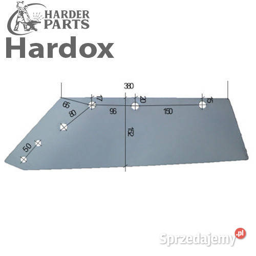 Lemiesz 300hektarów HARDOX GM162L części do podlaskie Suwałki