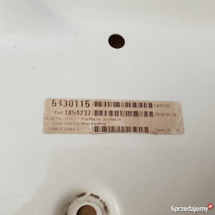 SCANIA R STOPIEŃ BLACHA 5430115 Bieleń sprzedam