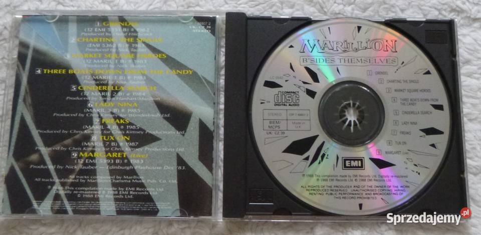 Płyta CD Bsides Themselves Marillion sprzedam