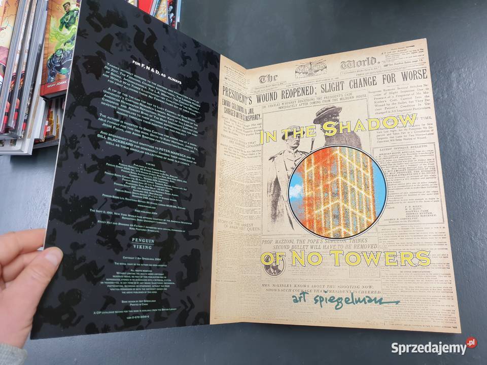 Art Spiegelman In the Shadow of No Towers 2004 twarda okładka  pomorskie Gdynia sprzedam