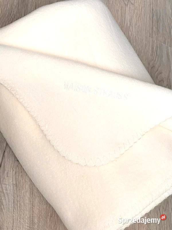 Maison Strauss firmowy kocyk