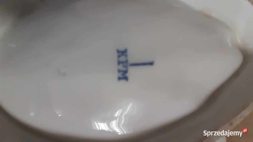 Patera porcelanowa Carl Krister 18551899 dolnośląskie Wrocław