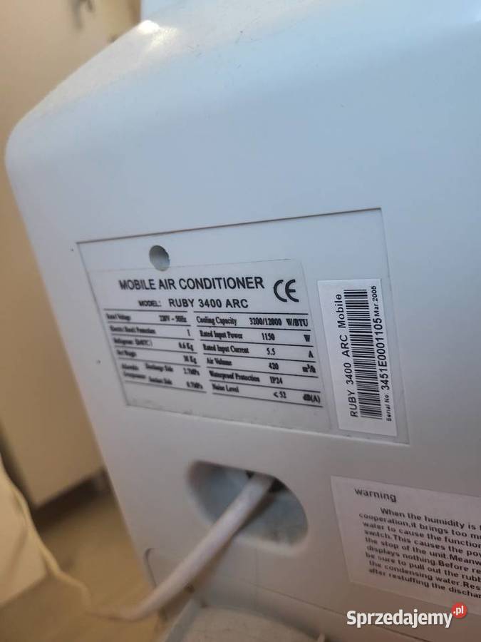 Klimatyzator uszkodzony Pozostałe opolskie Tarnów Opolski
