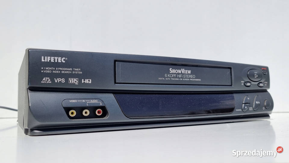 Video magnetowid Lifetec LT8950 LT 8950 6 head Międzychód sprzedam
