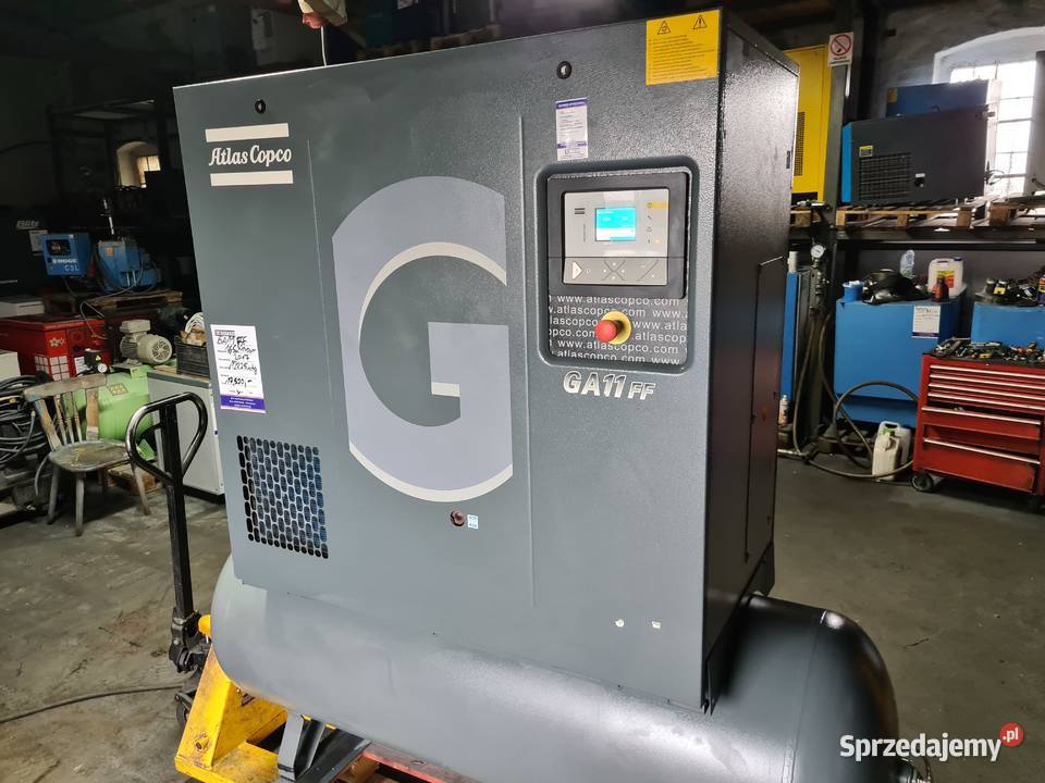 Kompresor śrubowy Atlas Copco GA 11 FF Kompresory