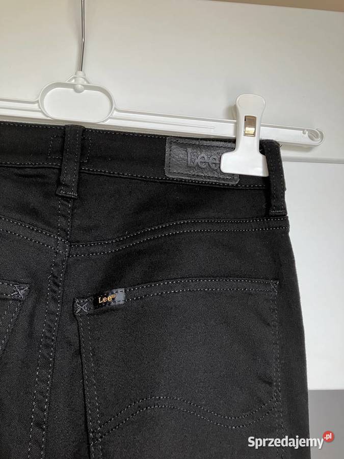 Nowe czarne jeansy Lee Ivy skinny rurki wysoki