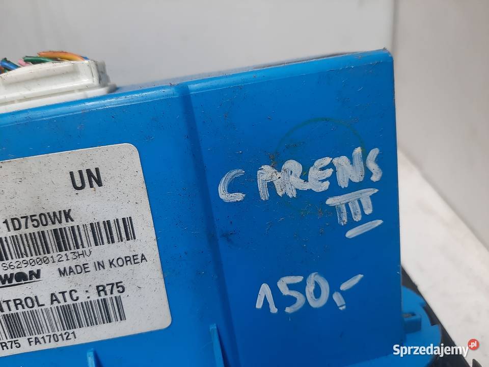 Kia Carens III kompletny panel klimatyzacji