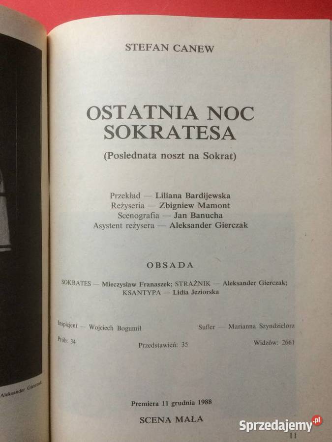 669 Szczecin Teatr Polski Kronika Sezonu 198889 Antykwariat zachodniopomorskie
