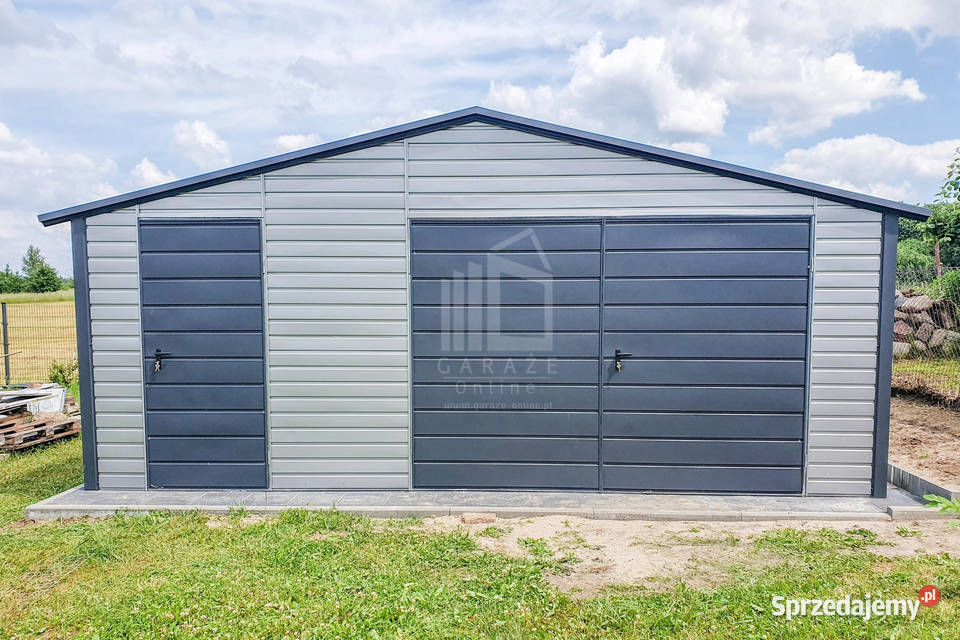 Garaż Blaszany 7x6m Brama Uchylna Drzwi Okno małopolskie Krynica-Zdrój sprzedam