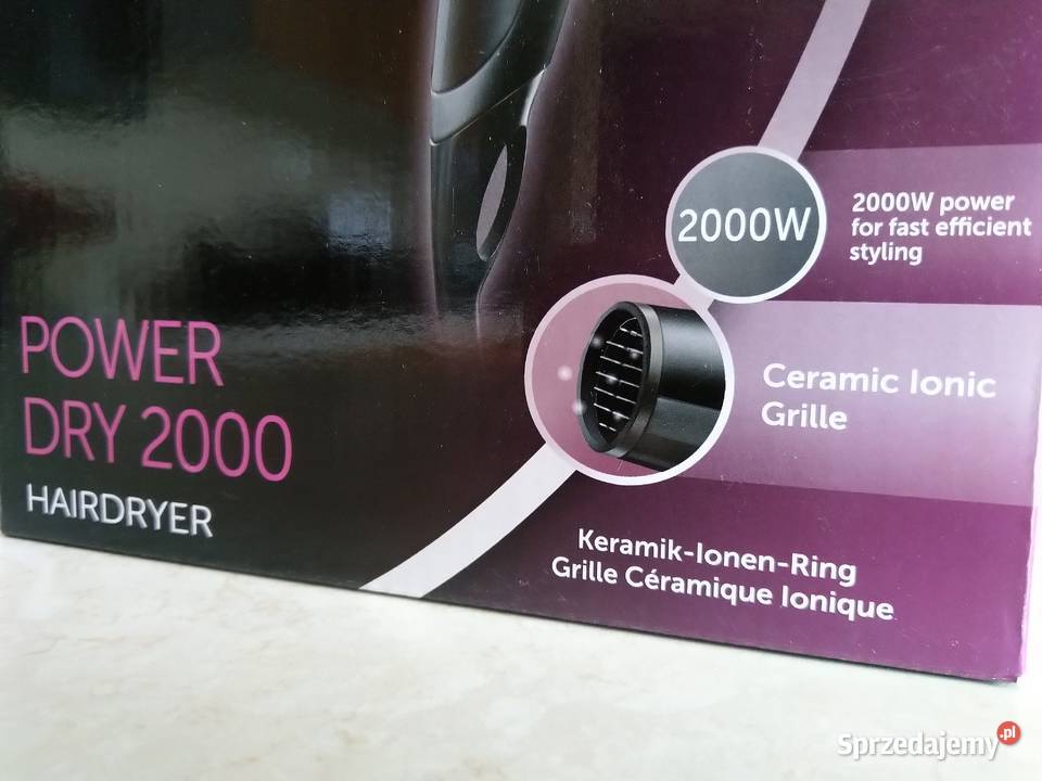 NAJTANIEJ Suszarka Do Włosów 2000W Power Dry Zabrze