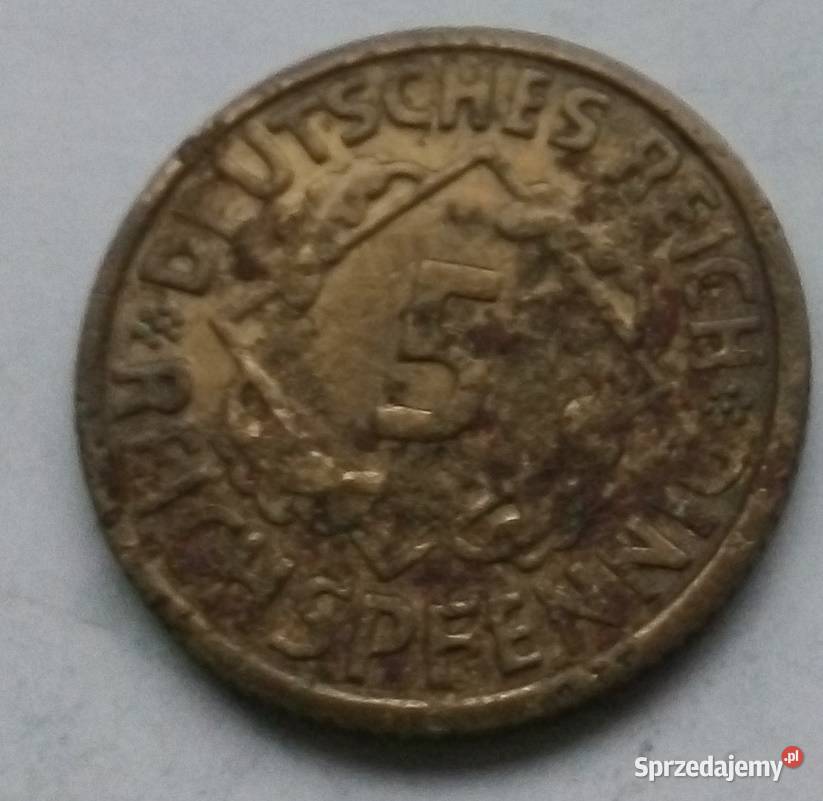 NIEMCY5 REISCHPFENIG1936 rAWEIMAR mazowieckie