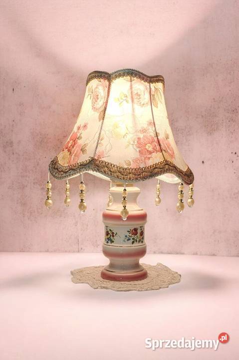 dwie porcelanowe włoskie lampki nocne vintage sprzedam