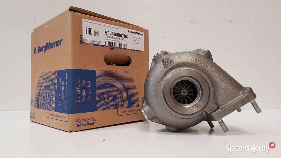 Nowa turbosprężarka BorgWarner KKK 53249886706 ciężarowe Siedlce