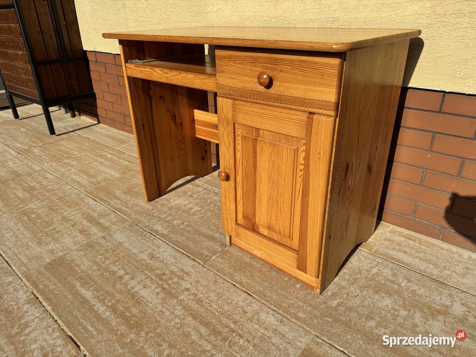 Biurko drewniane sosnowe stolik stół Biurka mazowieckie Garwolin sprzedam