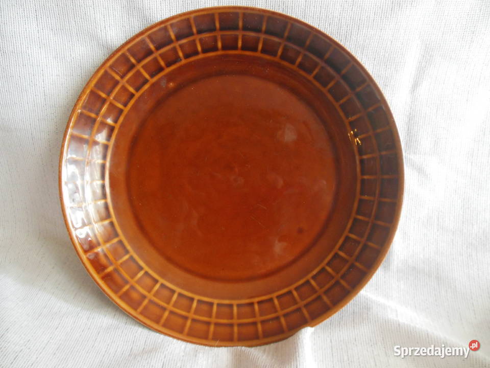 Talerz duży okrągły PRUSZKÓW PRL świętokrzyskie Kielce