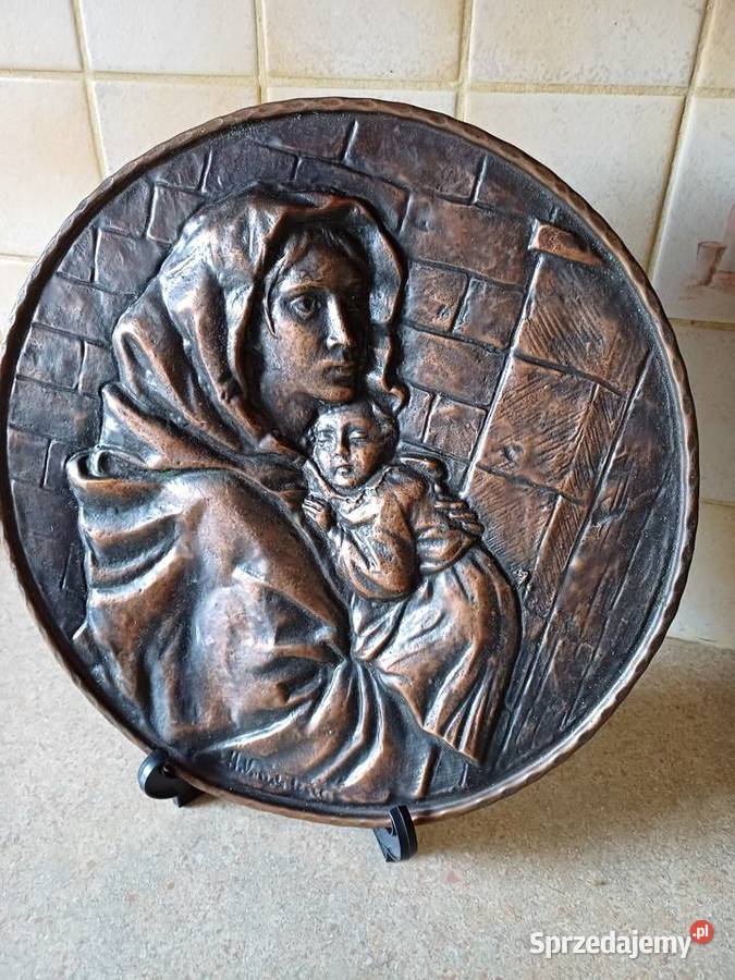 vintage relief miedziany Antyki, Sztuka, Kolekcje Nowy Targ sprzedam