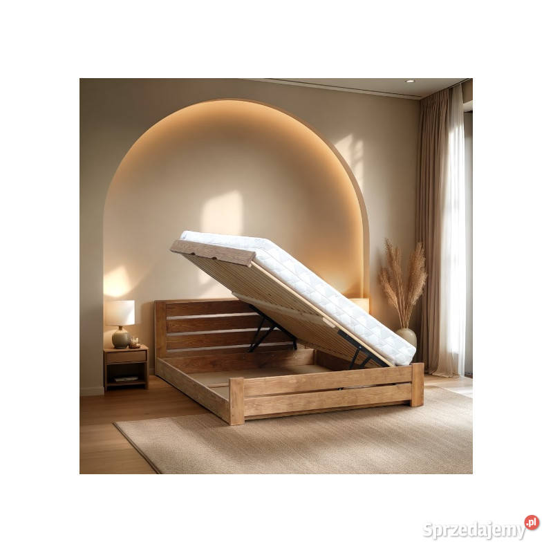 Łóżko FLORENCJA sosnowe otwierane Meble opolskie