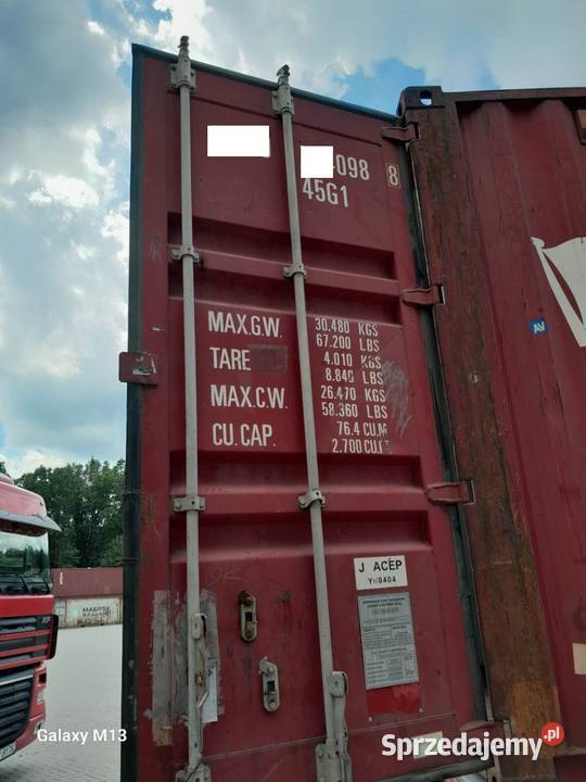40HC Kontenery 12 metrowe używane Warszawa sprzedam