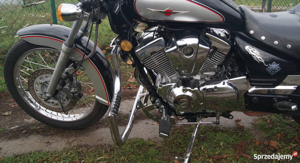 Chopper wierna kopia Yamahy XV 250 Zipp Roadstar kupiony w polskim salonie Kamienna