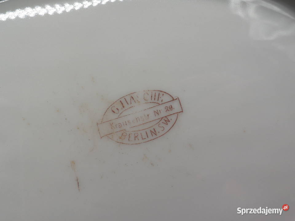 Porcelanowy paterapółmisek GHASCHE BERLIN Raszków sprzedam