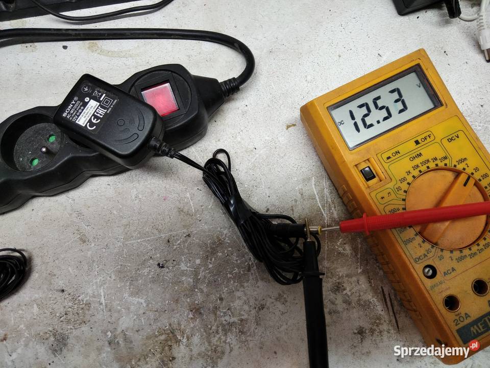 Zasilacz SONY DC 12V 200mA prąd stały Ostrów Mazowiecka