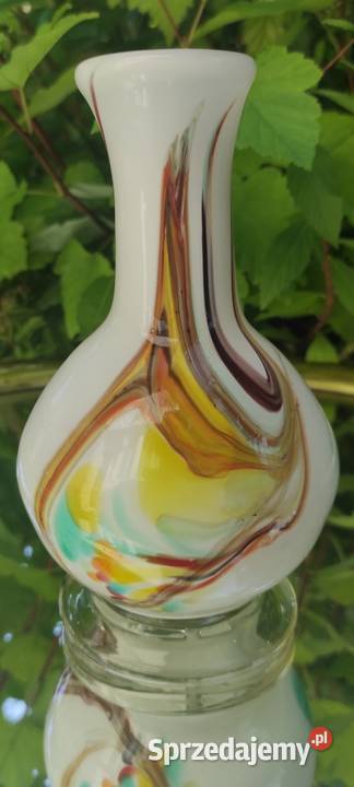WAZON W STYLU MURANO Szkło warstwowe barwione w łódzkie