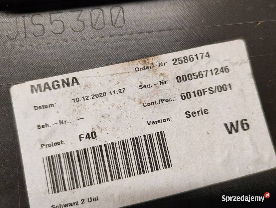 Zderzak Przód BMW 1 F40 7459708 wielkopolskie Pleszew sprzedam
