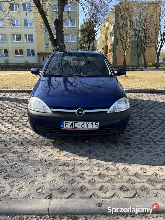OPEL CORSA C 10 benzyna 2003 klimatyzacja Zgierz