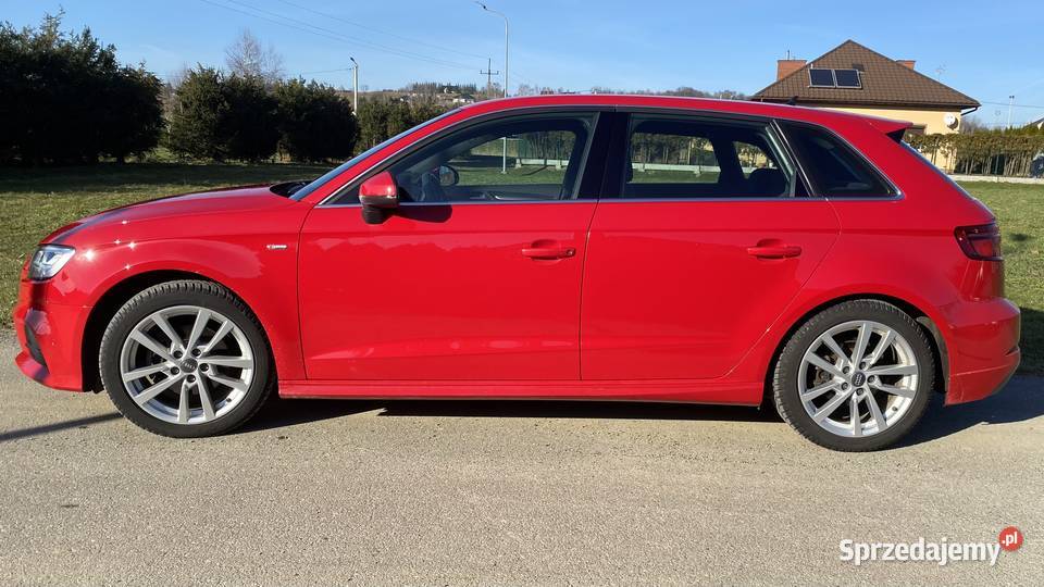 Audi A3 Audi A3 35 TFSI Sportback Sline BO LED Rok produkcji 2019 Jasło