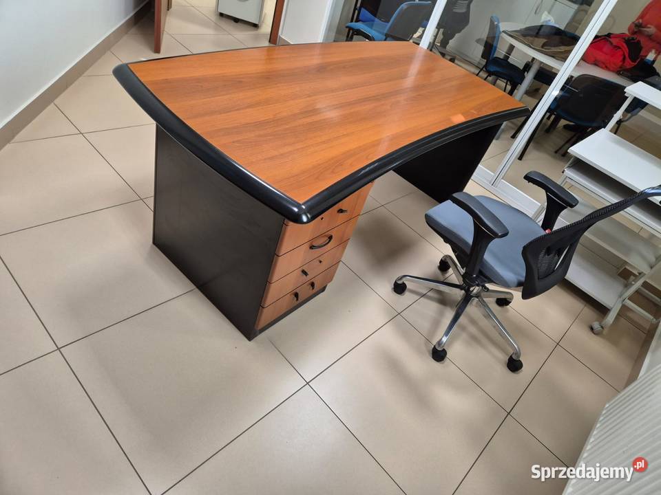 Komplet mebli biurowych biurko gabinetowe komoda Warszawa
