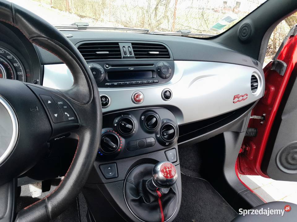 FIAT 500S wersja SPORT 1242 BENZYNA PRZEBIEG 132 500 małopolskie Nowy Targ