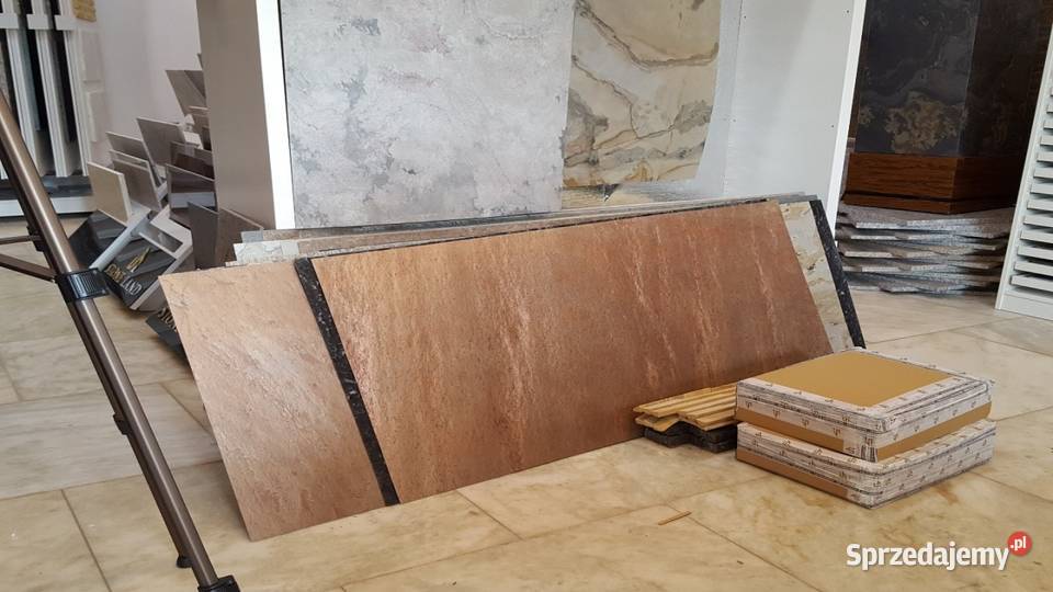 Okładzina kamienna w kolorze miedzianym 122x61 wewnętrzne Bielany Wrocławskie sprzedam