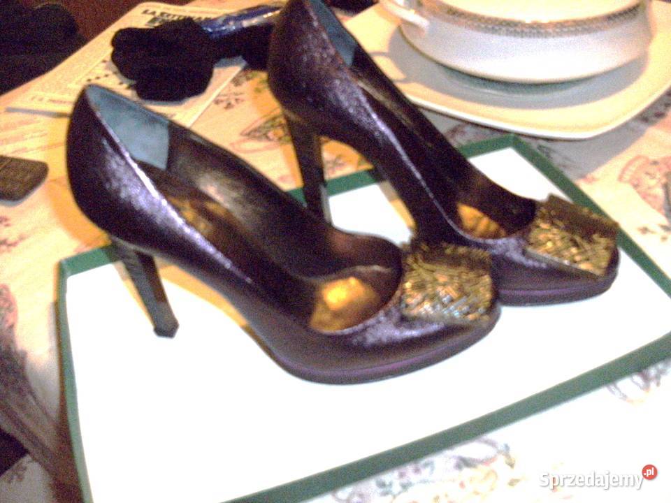 Buty Calvin Klein obcas 10 Czółenka Kraków